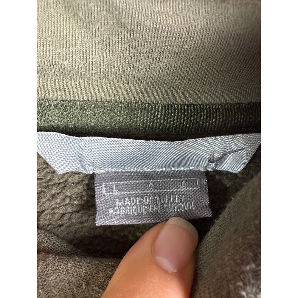 Nike Sportswear Cross Country 2 Tone Hoodie Vintage Silver Tag Green Mens Large‎ - Picture 7 of 10